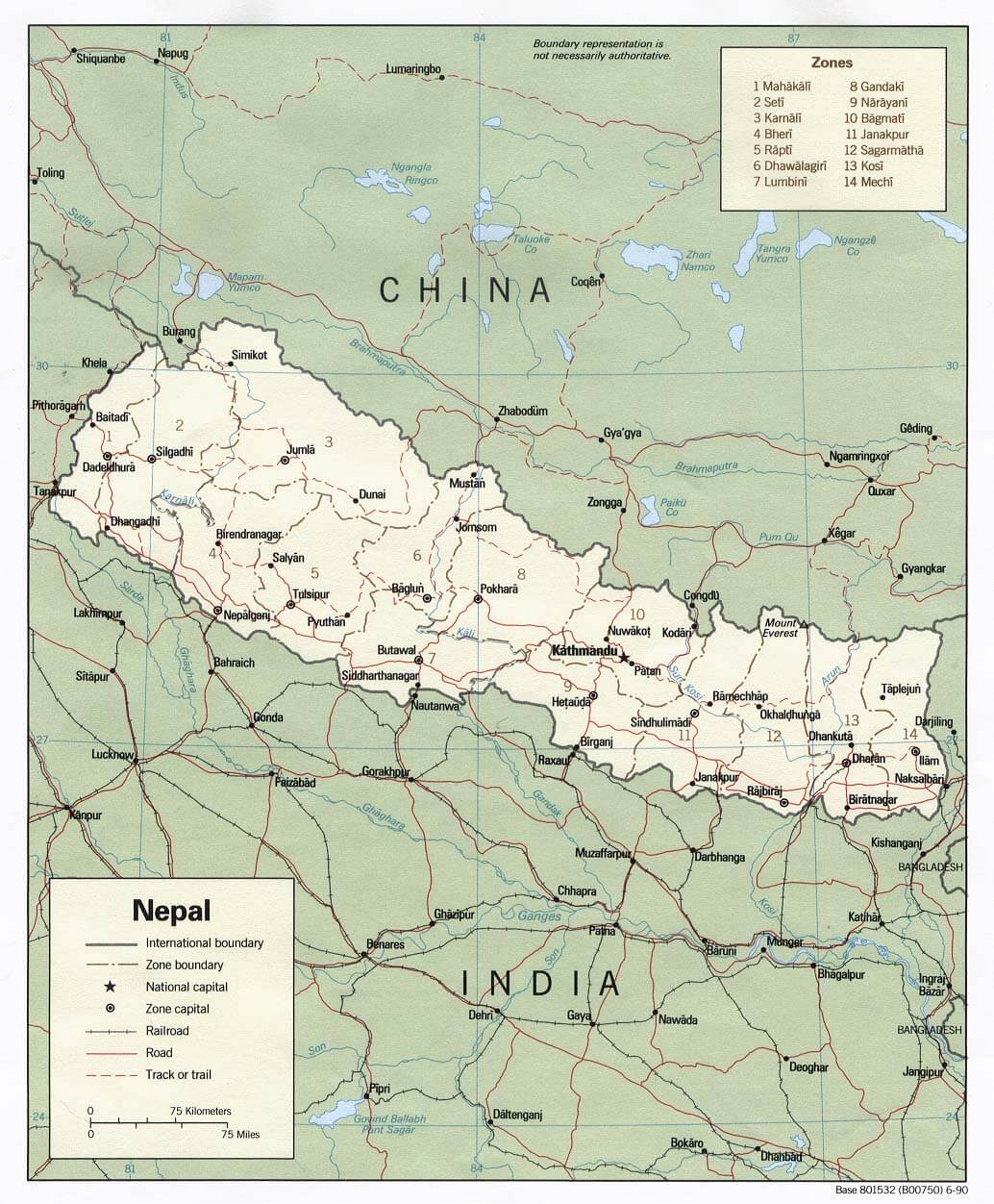 provinces map of nepal