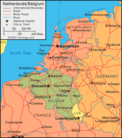 netherlands map belgium