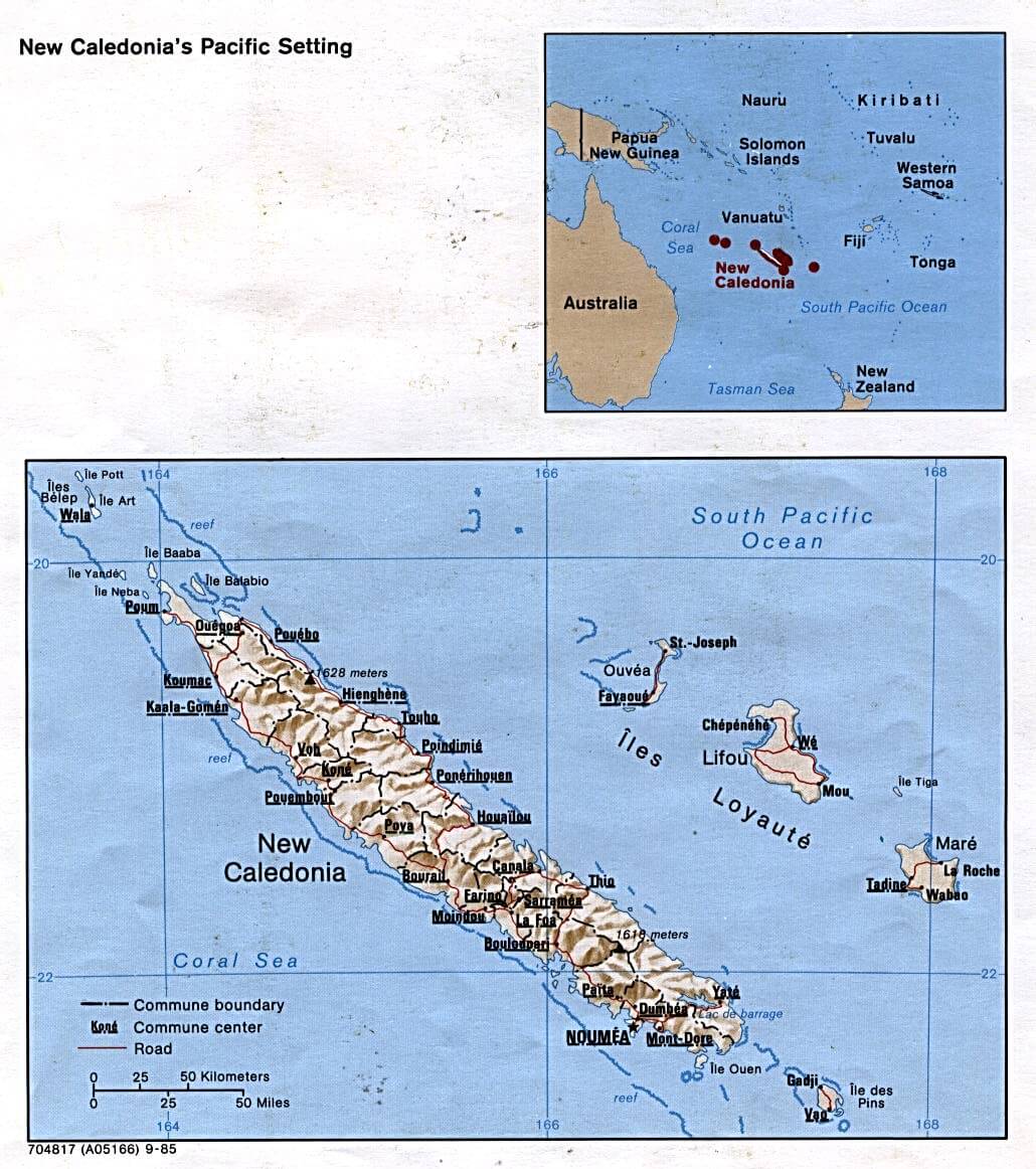 newcaledonia map