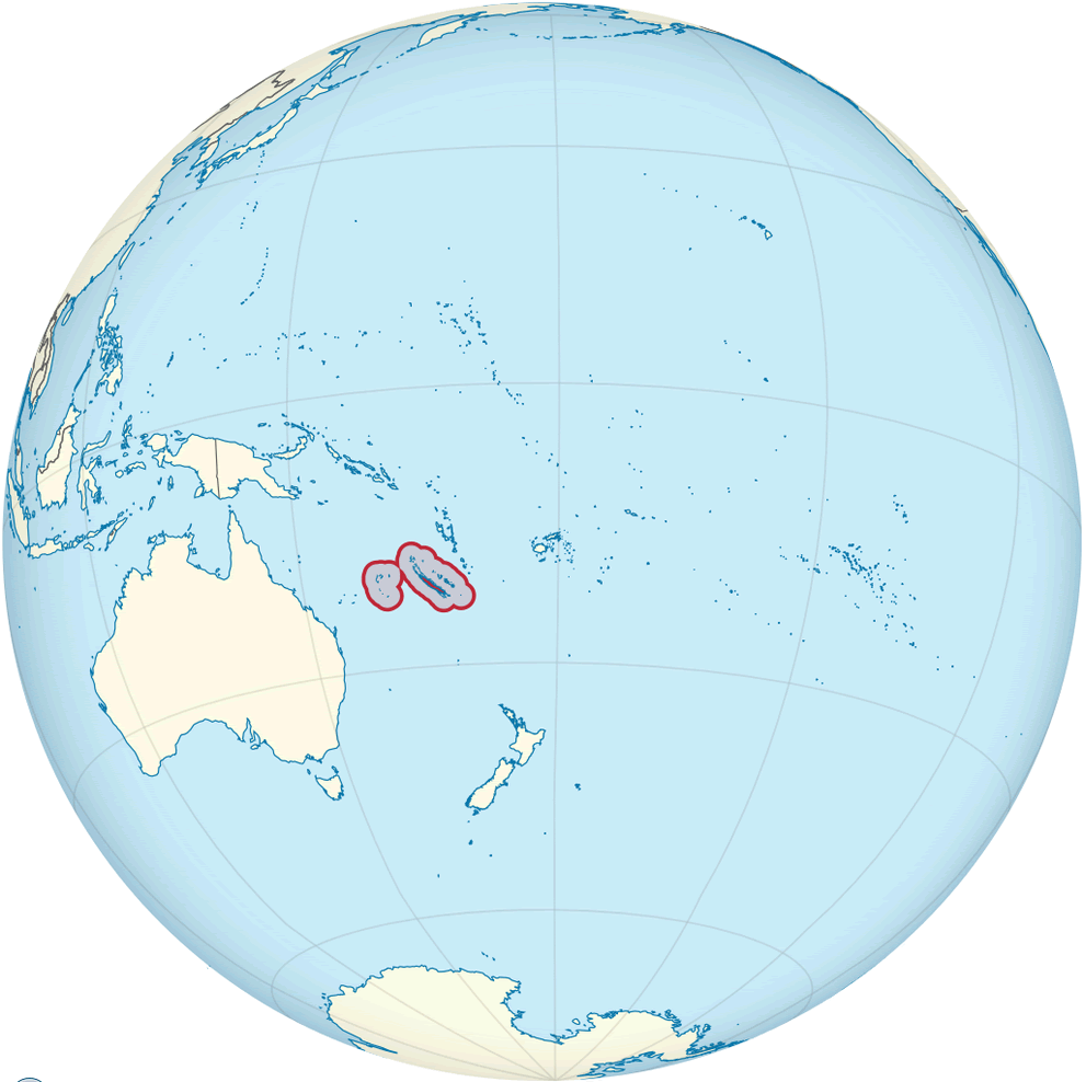 where is new caledonia in the world
