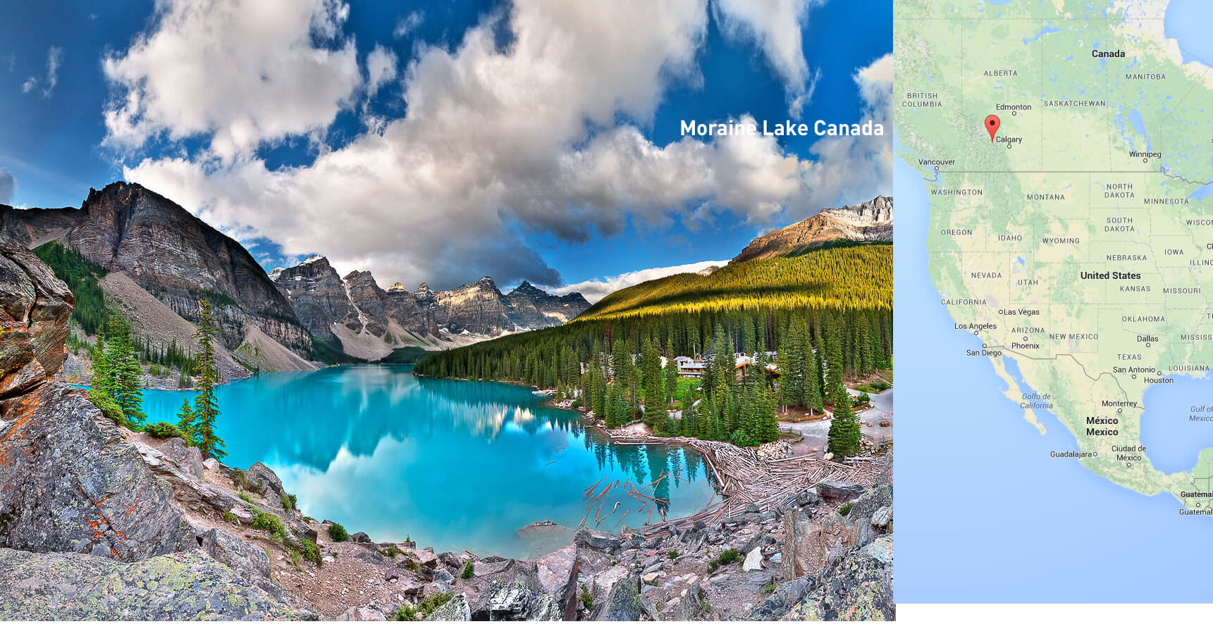 where is moraine lake canada