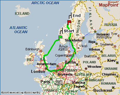 norway map Haugesund