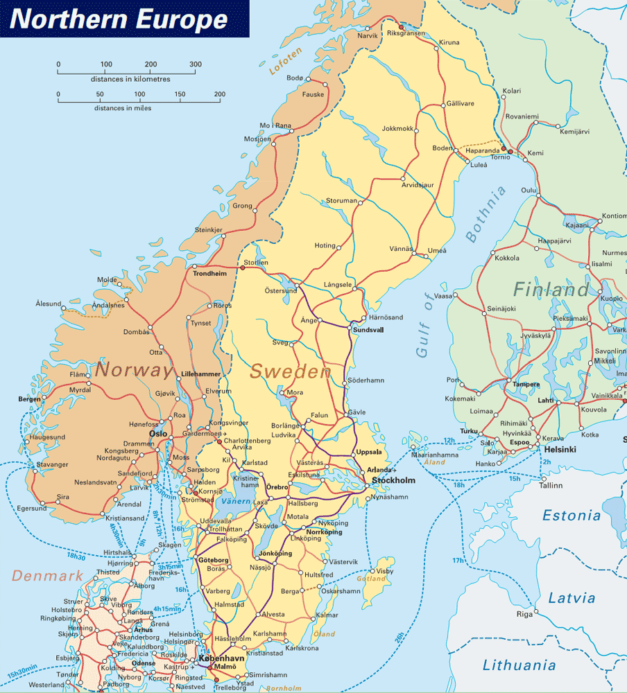 map norway Narvik
