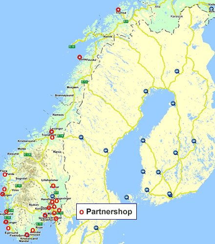 norway map Notodden