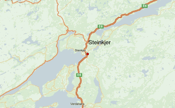 Steinkjer road map