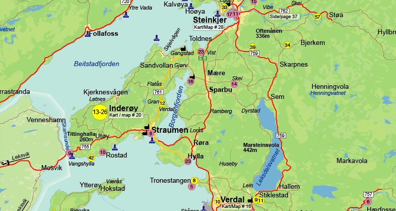 Steinkjer map