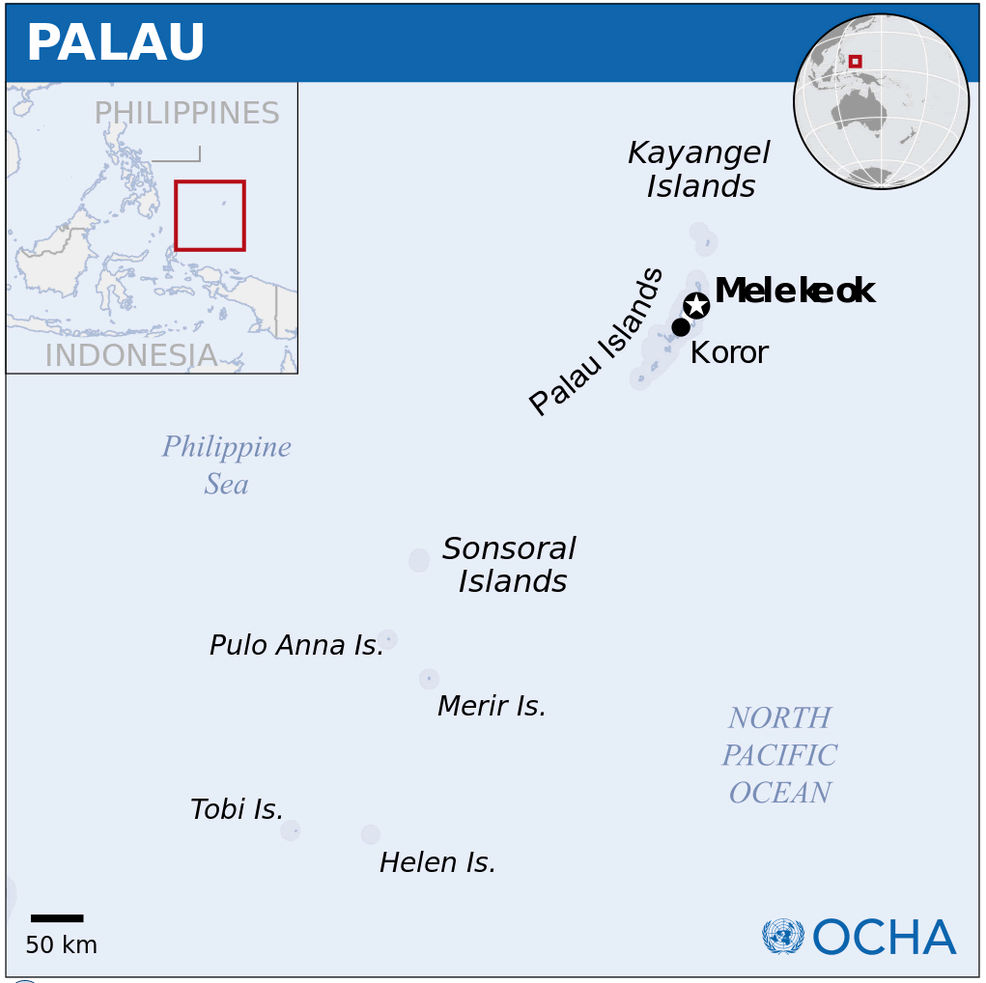 palau location map