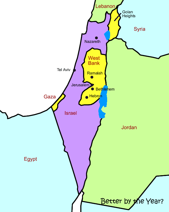 palestine maps