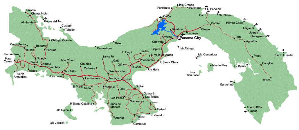 Panama Map