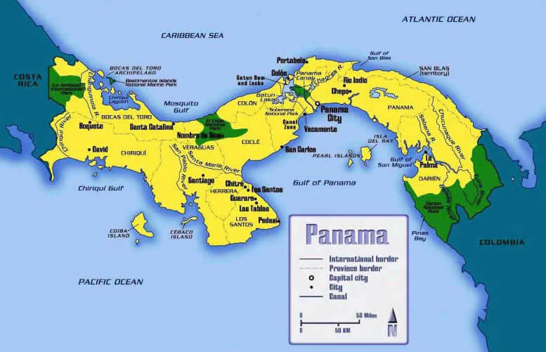 panama map