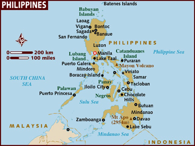 cities map of philippines