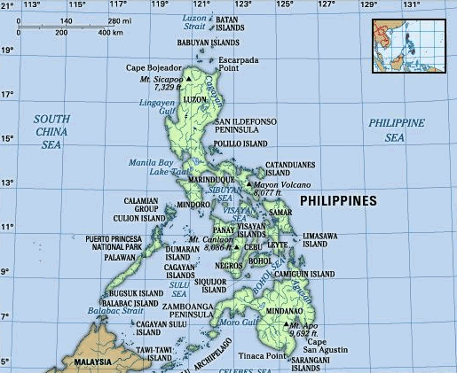 map philippines
