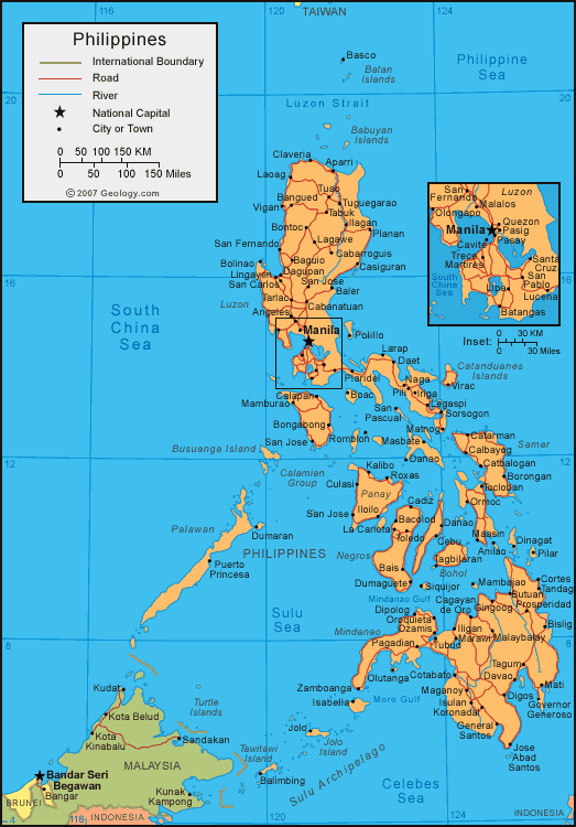 maps of philippines