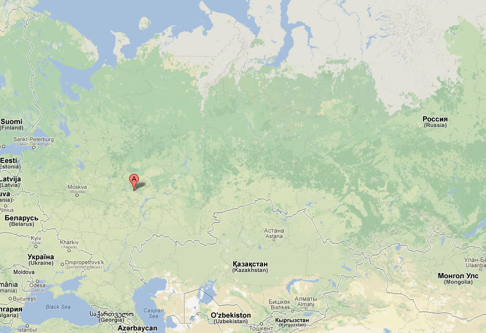 map of Cheboksary russia