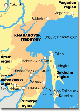 khabarovsk area map