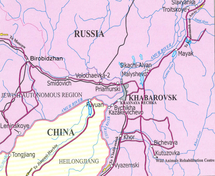khabarovsk territory map