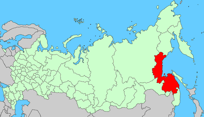 russia khabarovsk map