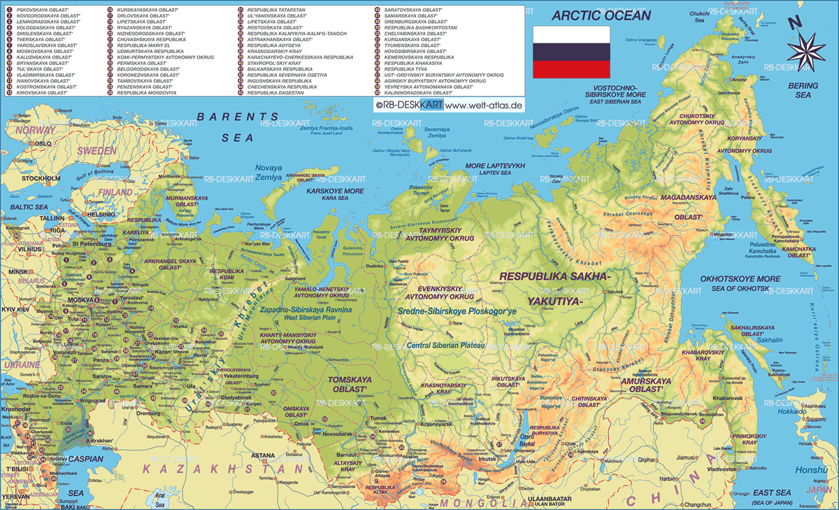 russia map Kujucev