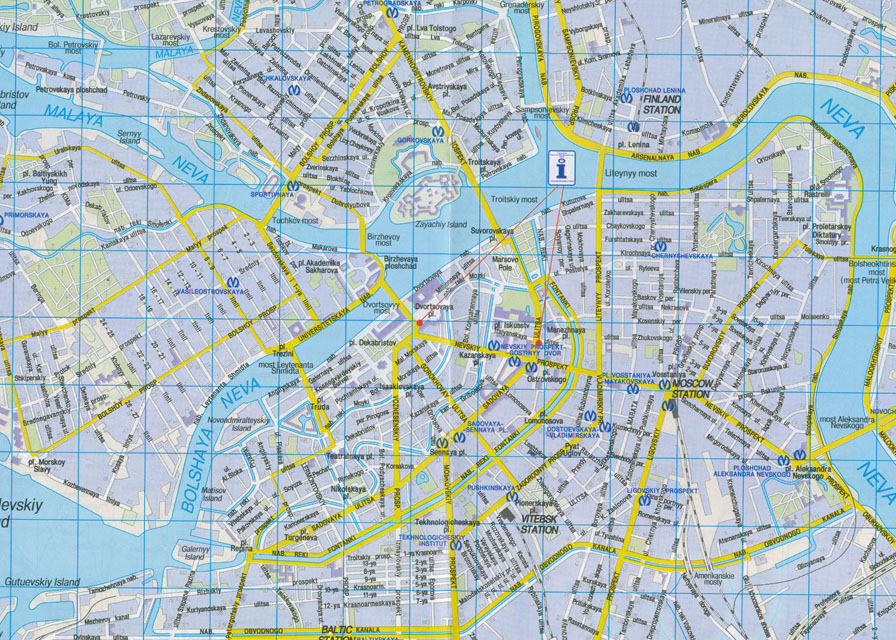 moscow city map