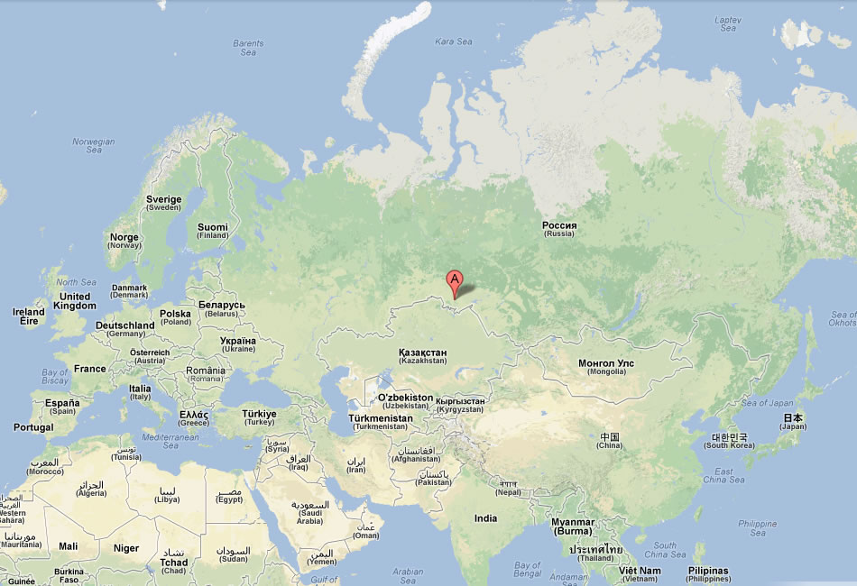 map of Omsk russia