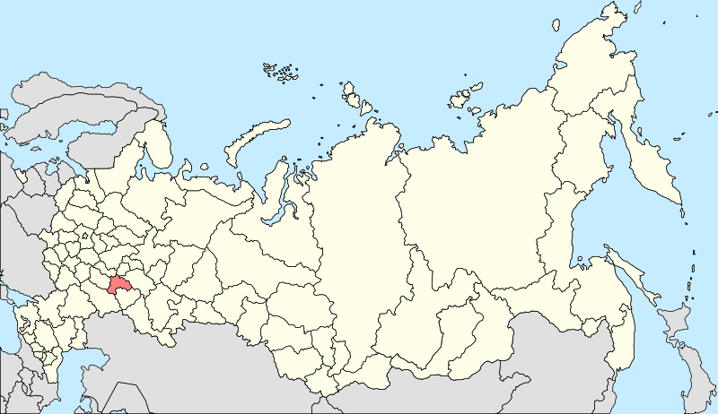 russia map Ulyanovsk