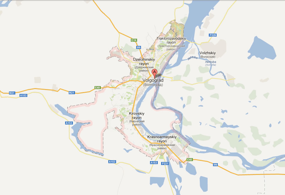 map of Volgograd