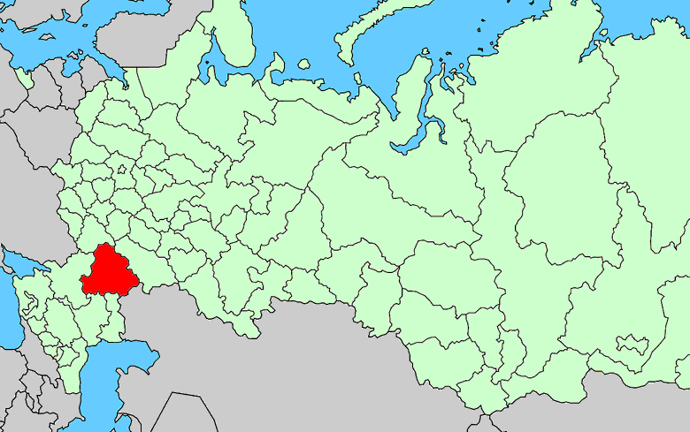 russia volgograd regional map