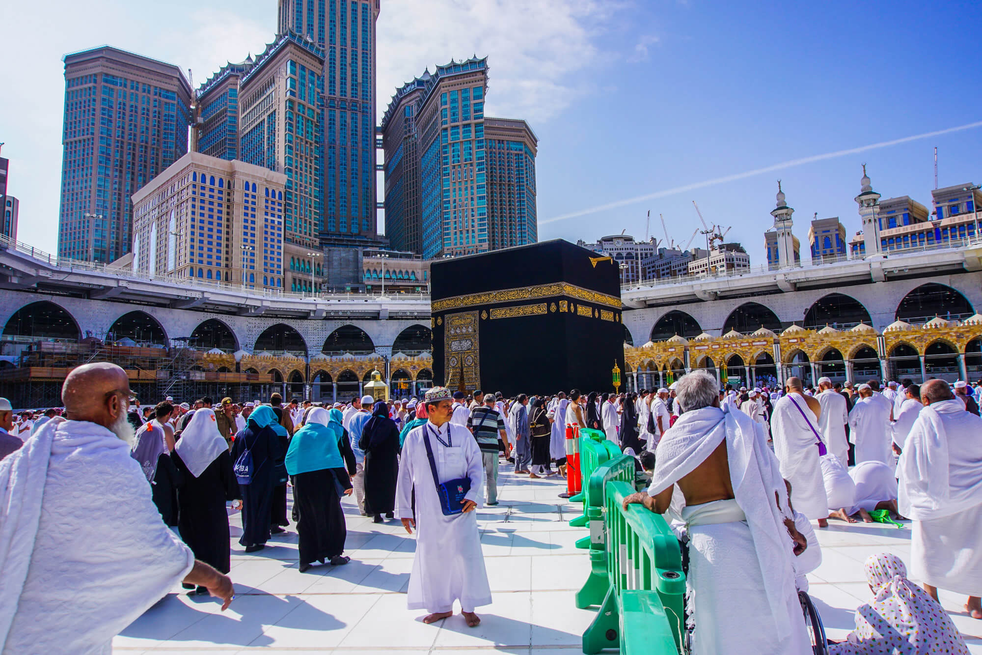 Kaaba when performing prayer