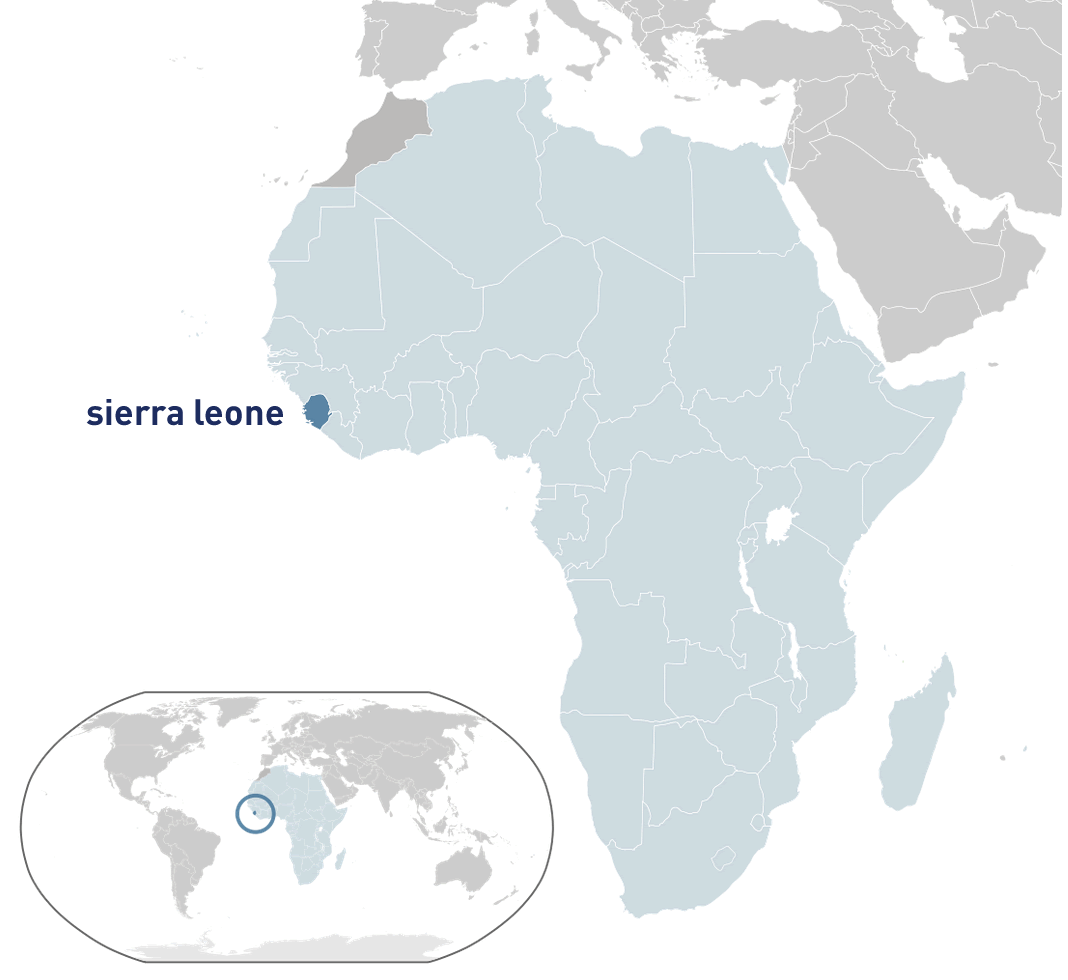 where is sierra leone in the world