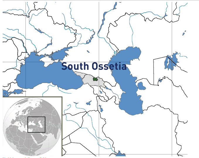 where is south ossetia in the world