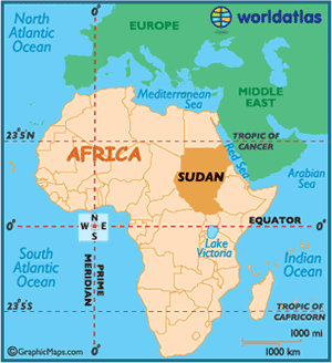 south sudan africa map