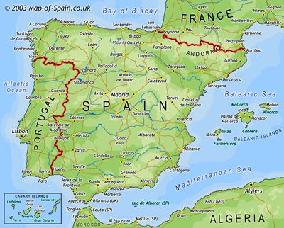 spain Alicante map