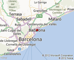 Badalona barcelona map
