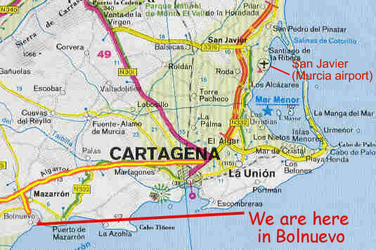 Cartagena road map