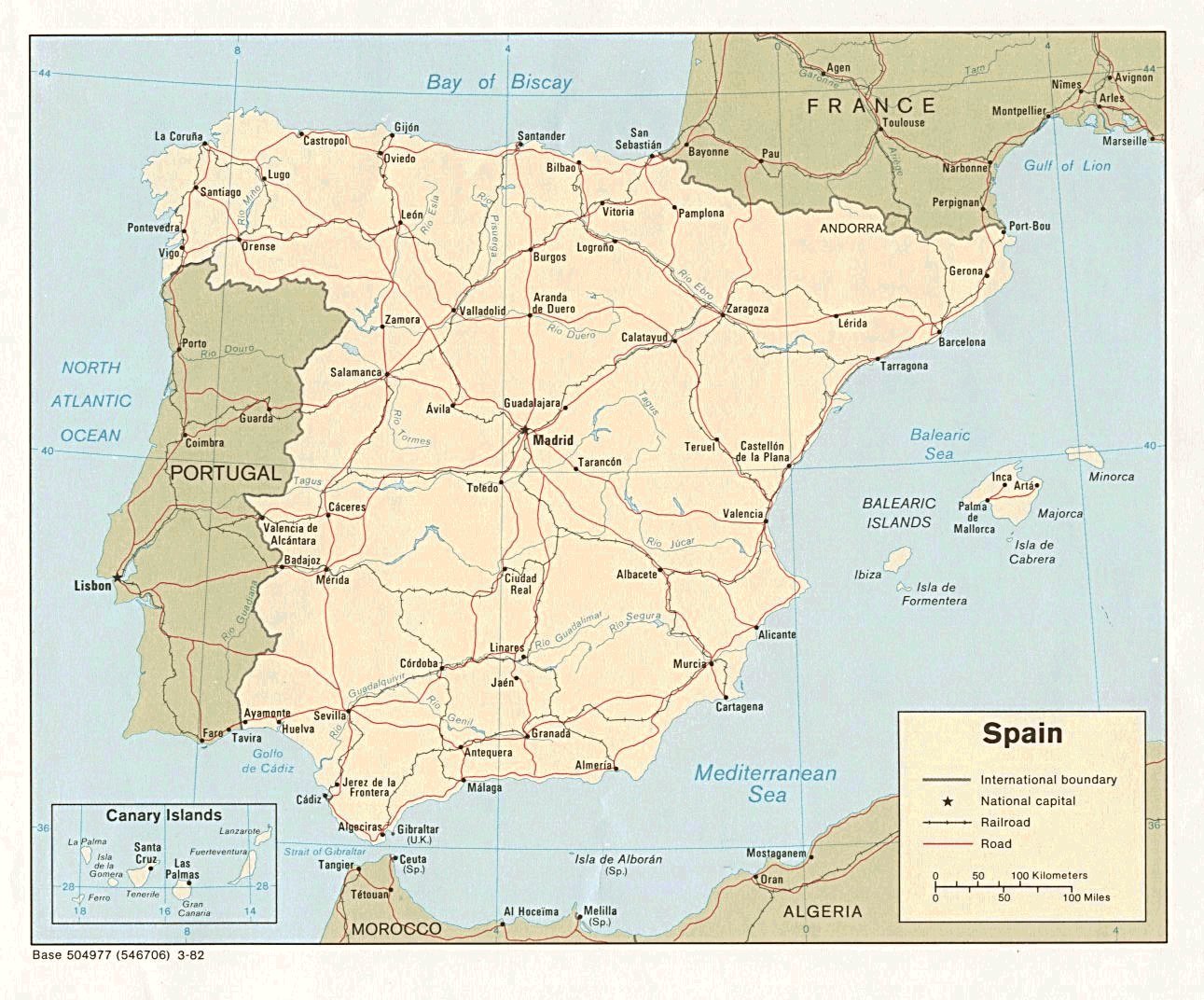 spain map Fuenlabrada