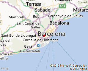 Le Hospitalet barcelona map