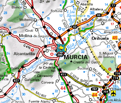 Murcia road map