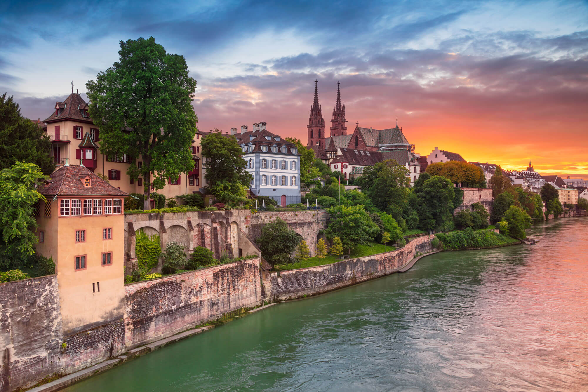 Cityscape Image of Basel, Switzerland