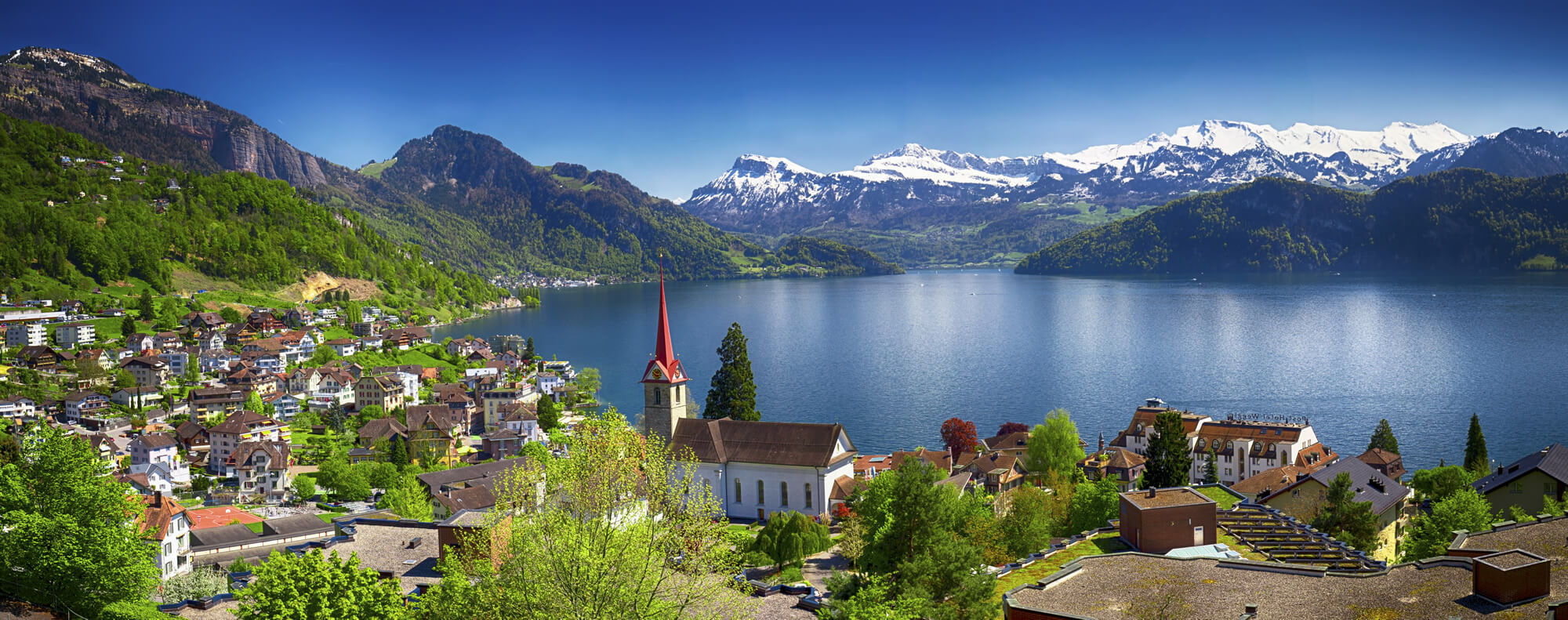 Weggis Lake Lucerne, Switzerland