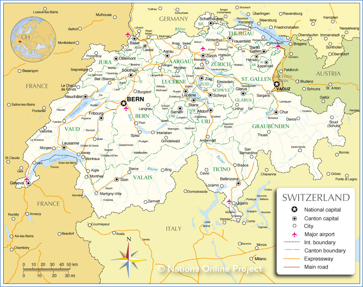 switzerland administration map Kreuzlingen