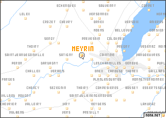 Meyrin location map