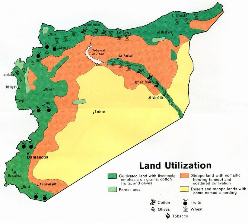 syria land map