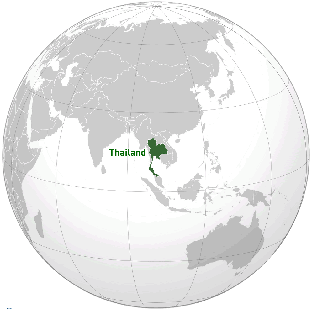 where is thailand in the world
