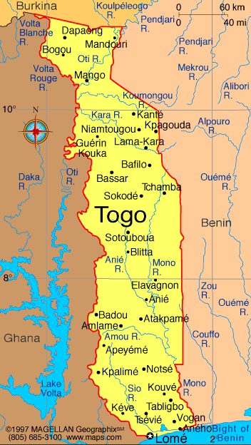 togo map