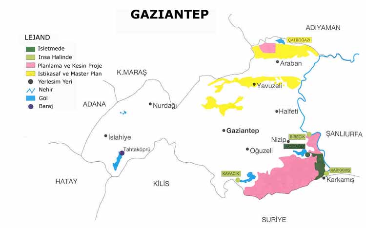 gaziantep maps