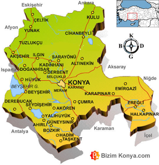 konya maps