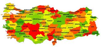 turkey cities map
