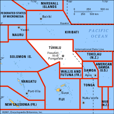 tuvalu map