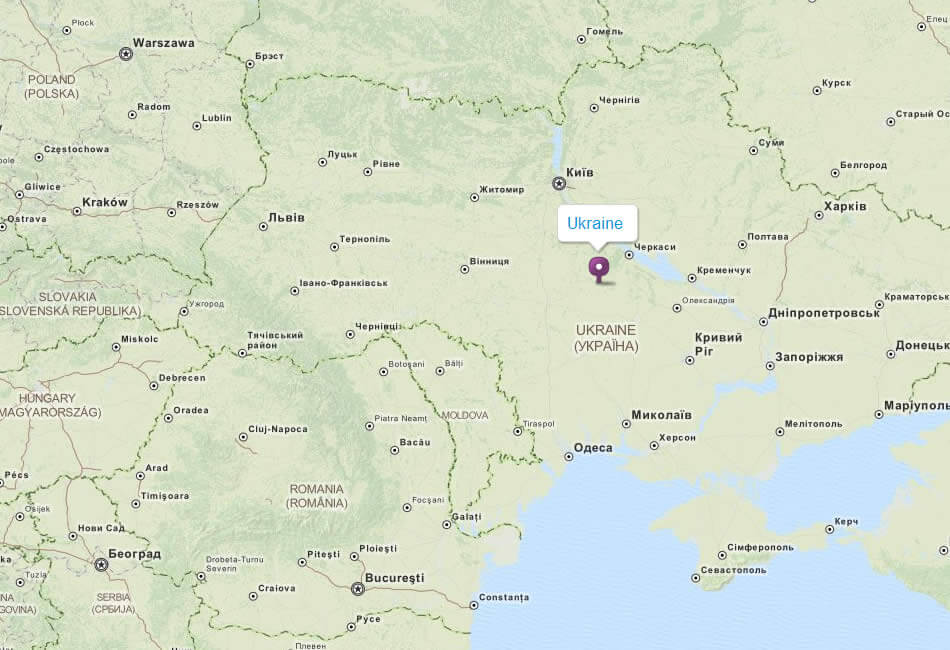 map ukraine