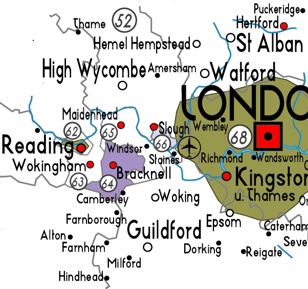Bracknell map